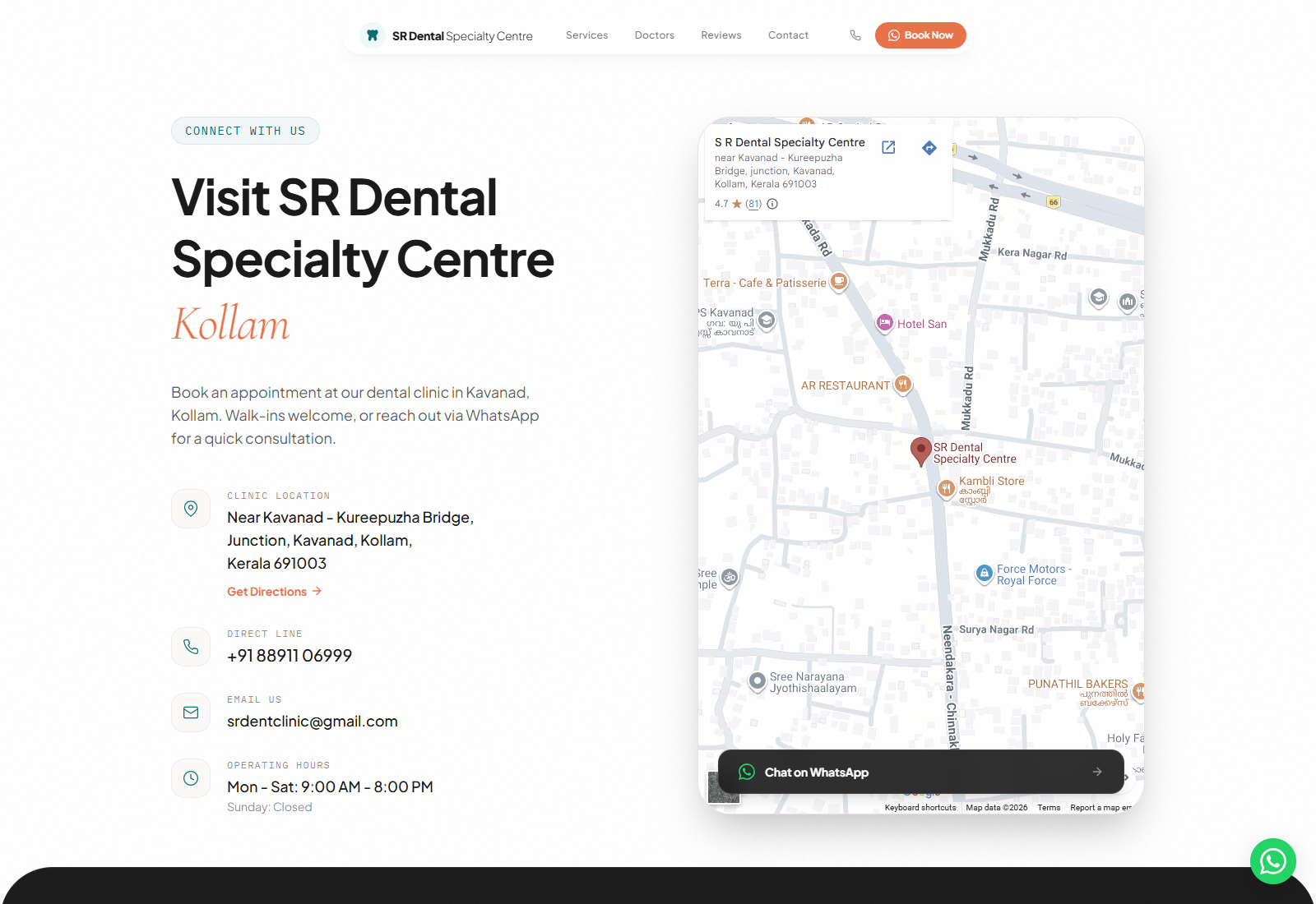 S R Dental contact and location